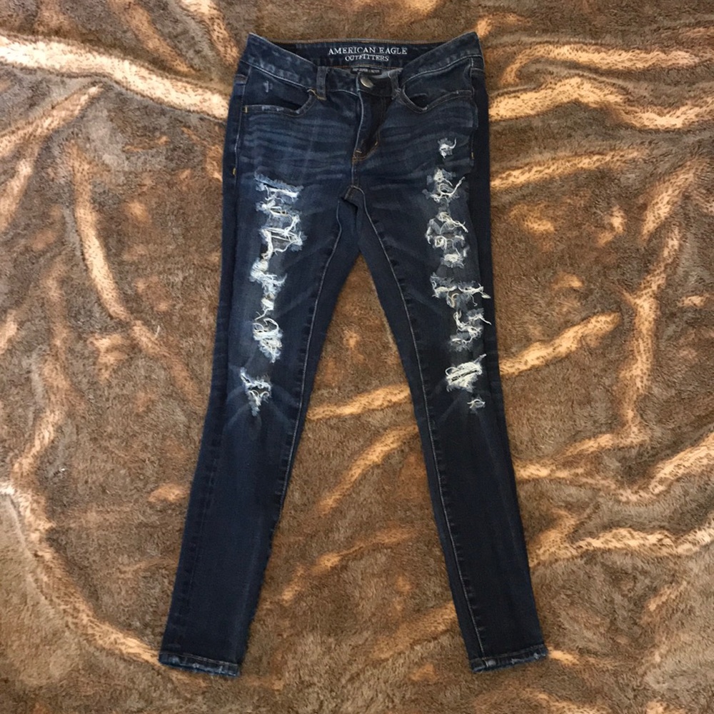 American Eagle super stretch skinny jeans 2 short